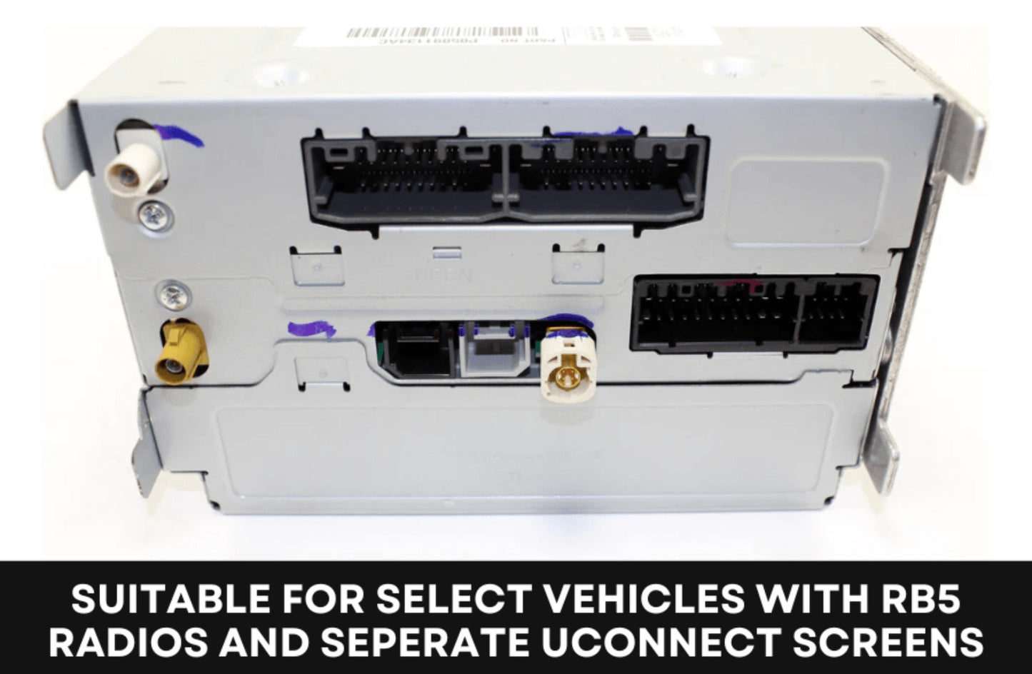 Add Camera to OEM Fiat Freemont (2011-2020) With Uconnect 8.4inch RB5/RE2 Head Unit - 22 Pin