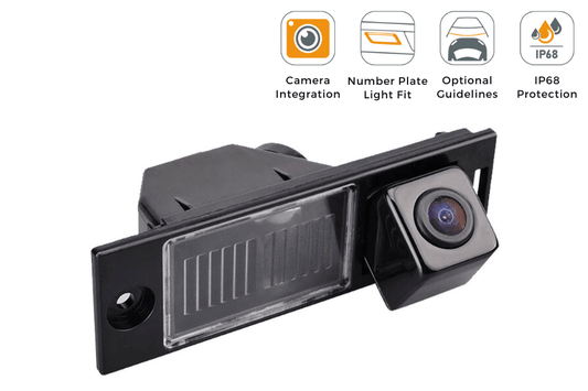 Hyundai Tuscon Reverse View Rear Number Plate Light Camera (NTSC)