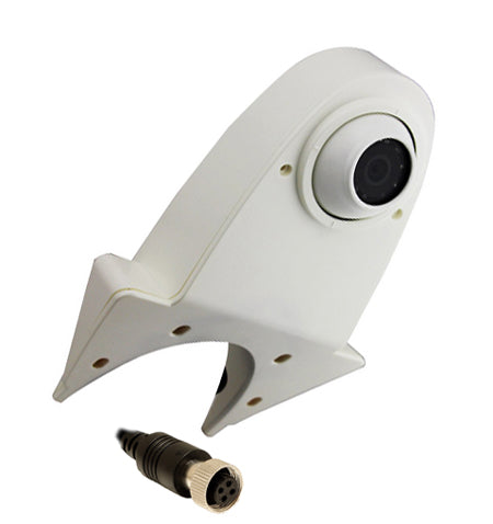 White Universal Fit Van Roof Top Reverse View Camera (NTSC)
