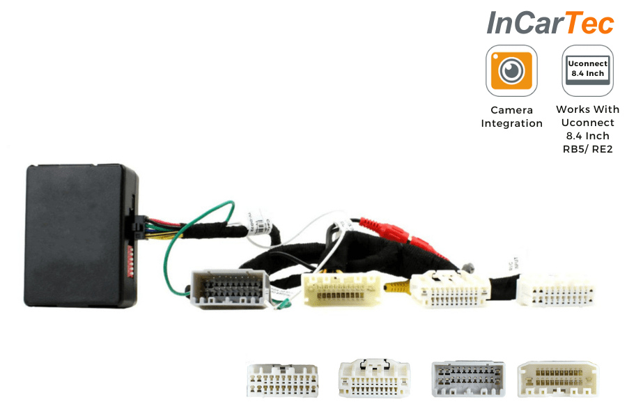 Add Camera to OEM Fiat Freemont (2011-2020) With Uconnect 8.4inch RB5/RE2 Head Unit - 22 Pin