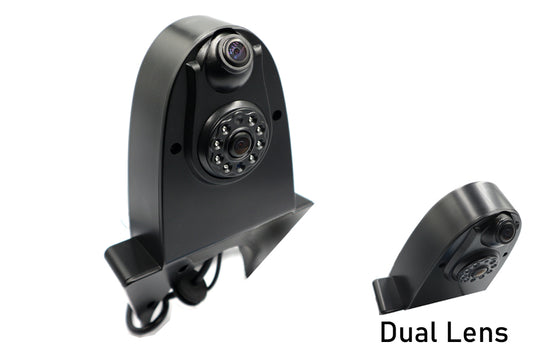 Black Universal Fit Van Extended Roof Top (DUAL LENS) Reverse View Camera (NTSC)