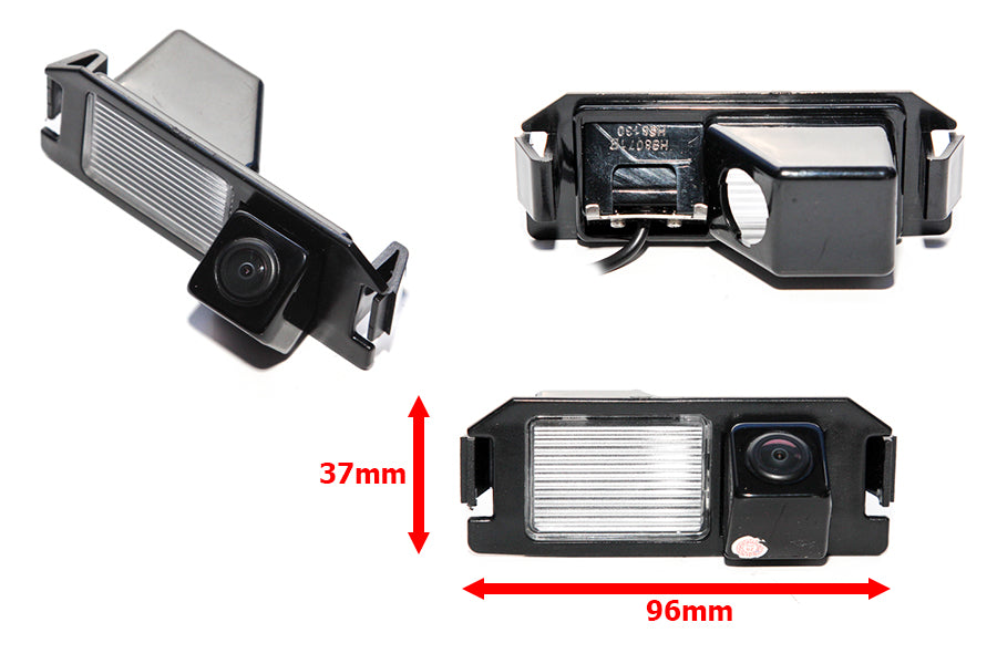 Kia Rio Reverse View Rear Number Plate Light Camera (NTSC)