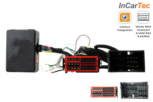 Add Camera to OEM Dodge Ram (2013-2018) With Uconnect 8.4AN/ RA4 and 8.4A/ RA3 Head Unit - 52 Pin