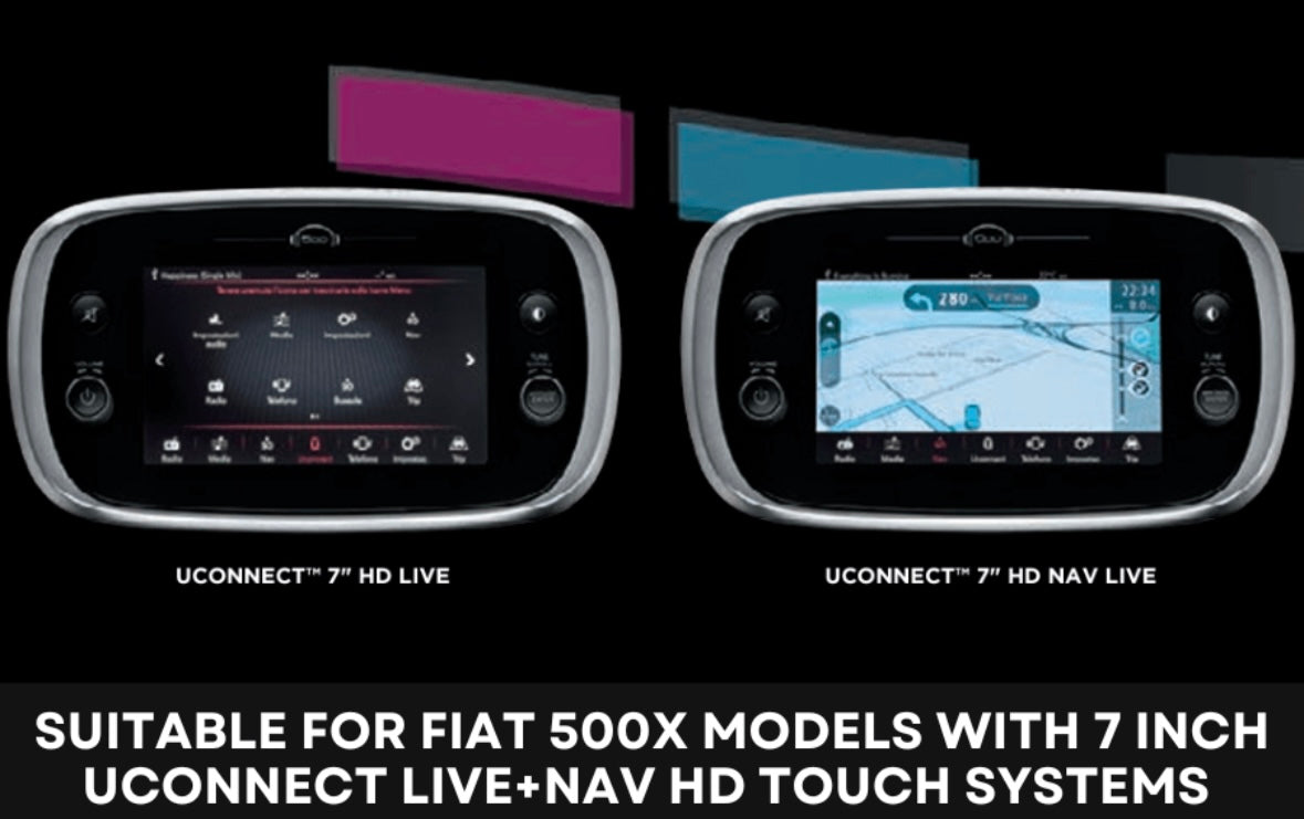Add a Camera to OEM Abarth 500 (2016-2022) With Uconnect LIVE + Nav LIVE HD 7-Inch Monitor