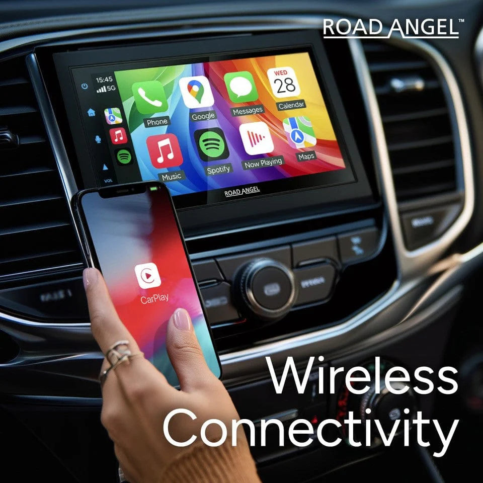 Road Angel RA-X722DAB - Car Stereo With 7" Touch Screen Display, DAB+, Bluetooth, Wireless Android Auto & Apple Car Play (DAB Antenna Included)