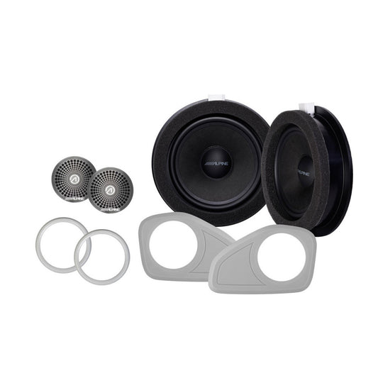 Alpine SPC-106TRA7 - FORD Transit Custom Replacement 6.5" Custom Fit Speakers 180W
