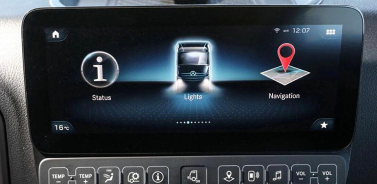 Add a Camera to OEM Mercedes Arocs (2020 Onwards) With Multimedia Cockpit (31pin Radio Connector)