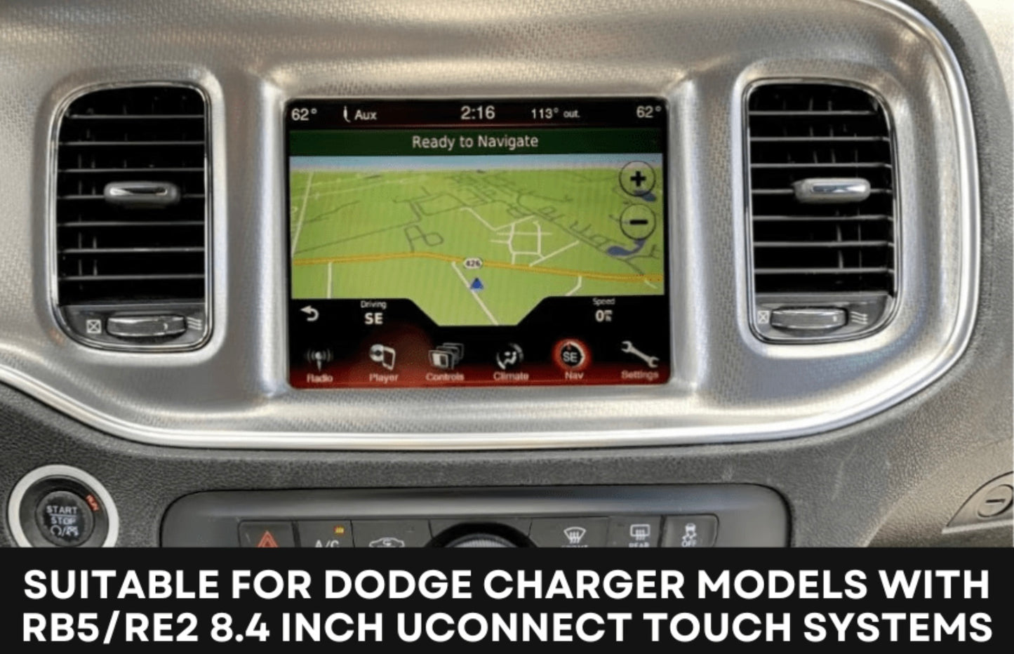 Add Camera to OEM Fiat Freemont (2011-2020) With Uconnect 8.4inch RB5/RE2 Head Unit - 22 Pin