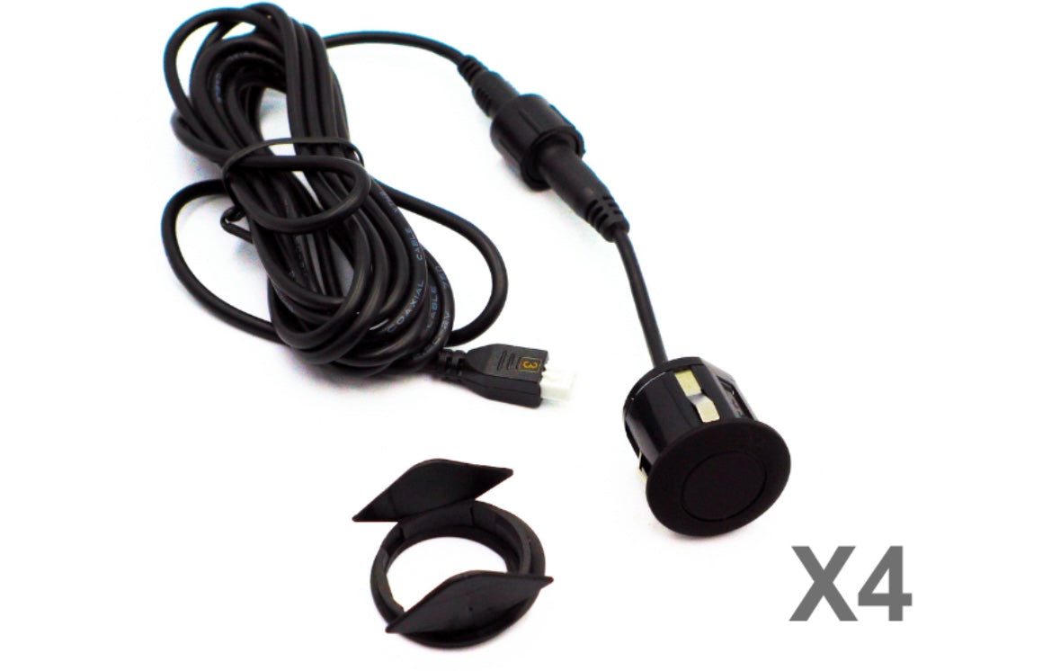 Laserline FPS412 Flashpoint REAR 4 Aftermarket Rear Bumper Parking Sensor System