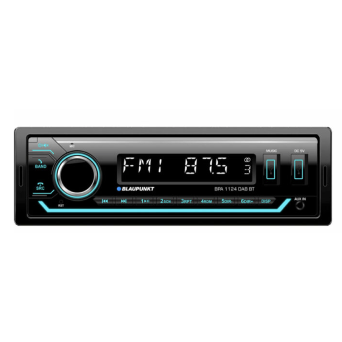 Blaupunkt BPA1124 DAB/DAB+ BT Car Radio Stereo With Bluetooth USB AUX Input