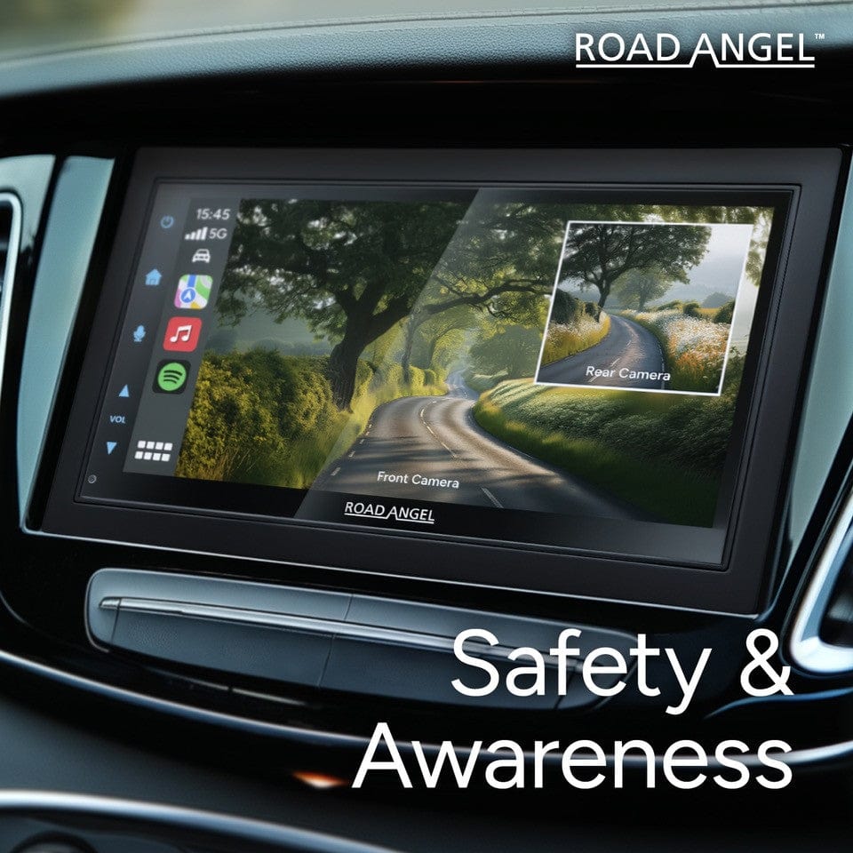 Road Angel RA-X722DAB - Car Stereo With 7" Touch Screen Display, DAB+, Bluetooth, Wireless Android Auto & Apple Car Play (DAB Antenna Included)