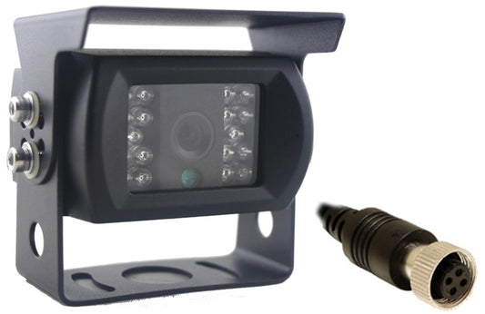Universal Heavy Duty Rear View Canera With Adjustable Bracket For Vans/ Motorhomes NTSC (Black)