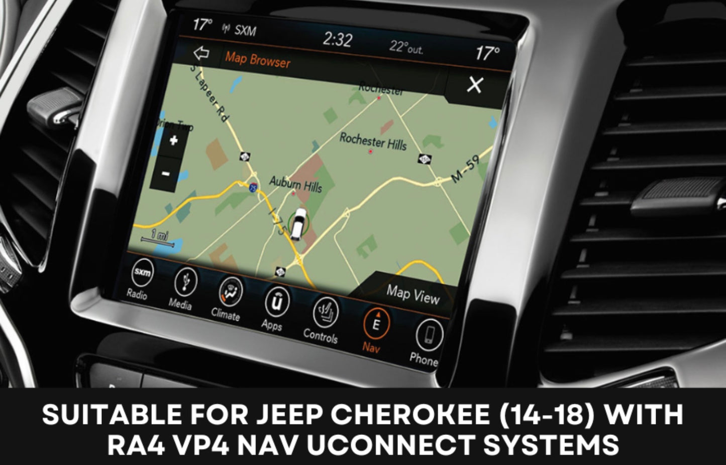 Add Camera to OEM Dodge Ram (2013-2018) With Uconnect 8.4AN/ RA4 and 8.4A/ RA3 Head Unit - 52 Pin