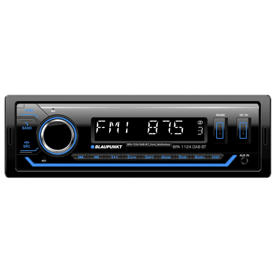 Blaupunkt BPA1124 DAB/DAB+ BT Car Radio Stereo With Bluetooth USB AUX Input