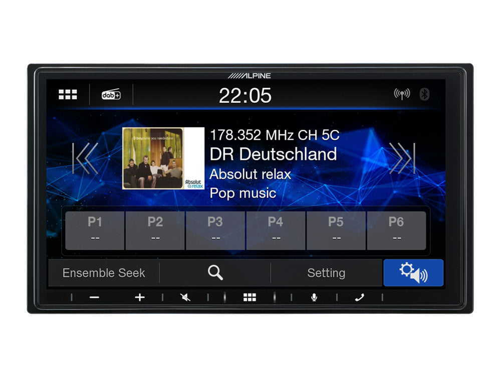 Alpine ILX-W690D 7" Digital Media Station DAB+ Radio, Apple CarPlay, Android Auto