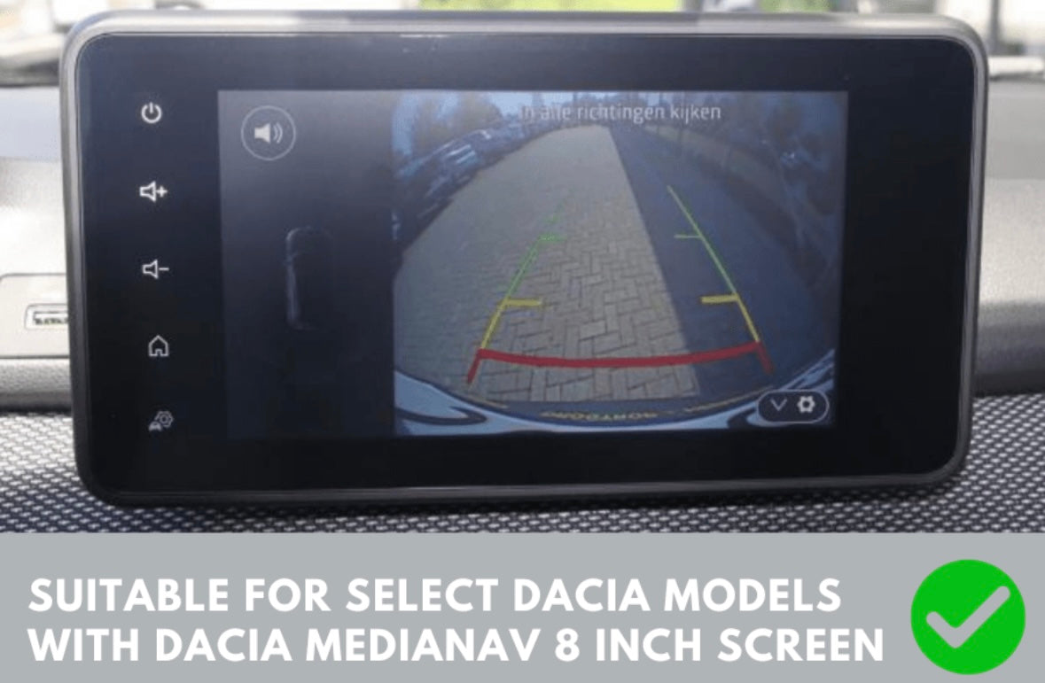 Add Camera to OEM Dacia Jogger (2022 Onwards) MediaNav 8 inch (NTSC)
