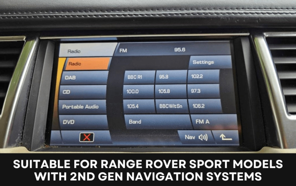 Add Camera to OEM Landrover Range Rover Sport (2005-2013) With 2nd Gen Navigation Touch Screen