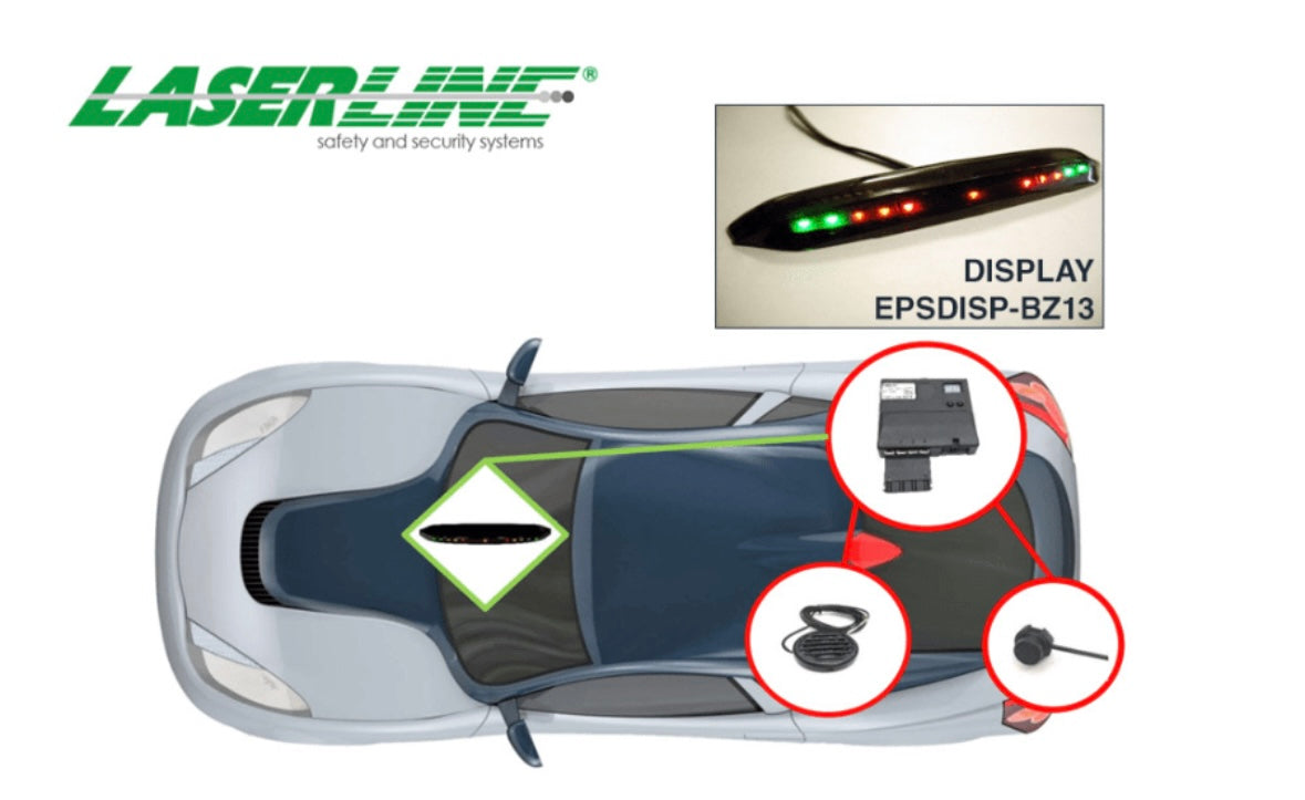 Laserline EPS LED Display (For Front And Rear EPS Parking Sensor Systems)