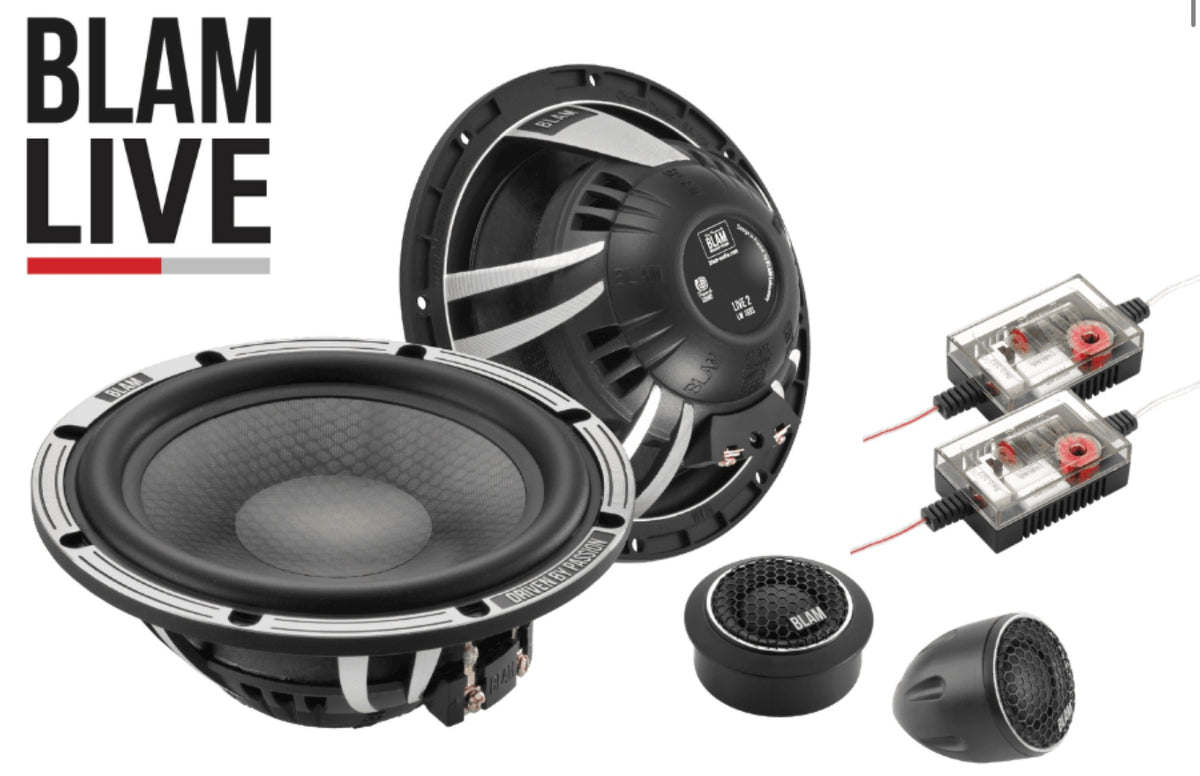 BLAM LIVE L165S - SOLO 165mm (6.5 inch) 140W ULTRA-SLIM 2-Way Component Speakers