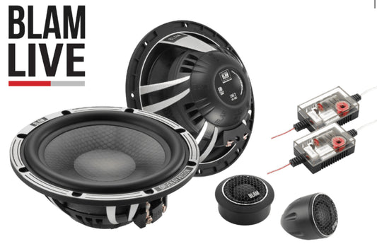 BLAM LIVE L165S - SOLO 165mm (6.5 inch) 140W ULTRA-SLIM 2-Way Component Speakers