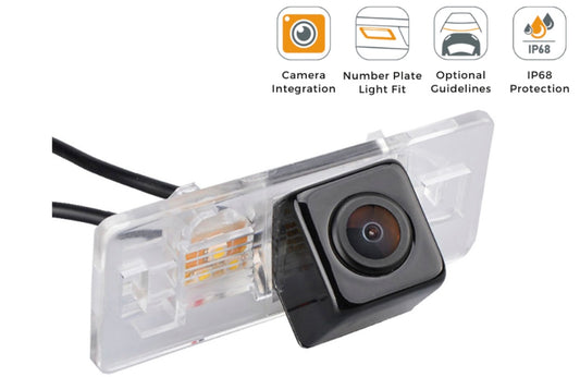 Audi A4 Reverse View Rear Number Plate Light Camera (NTSC)