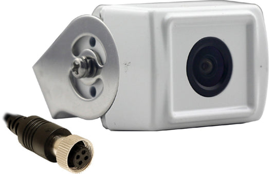 Universal Heavy Duty Rear View Canera With Adjustable Bracket For Vans/ Motorhomes NTSC (WHITE)