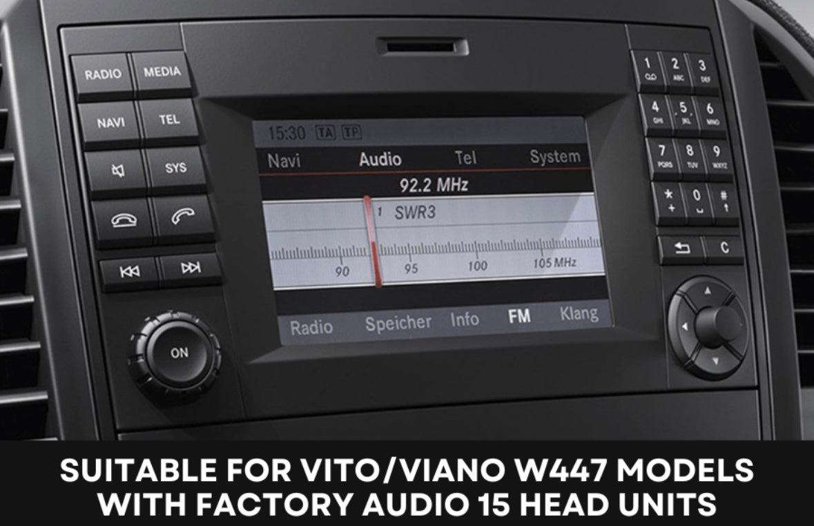 Add Camera to OEM Volkswagen Crafter (2006-2016) With Factory Audio 15 Head Units