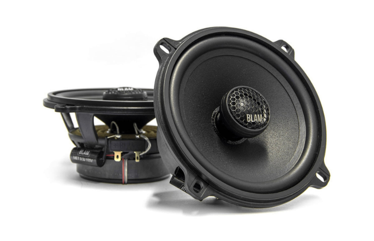 BLAM RELAX 130RFC 130mm (5.25inch) Hi-Efficiency 2ohm, 2-Way Coaxial Car Audio Speakers (PAIR)