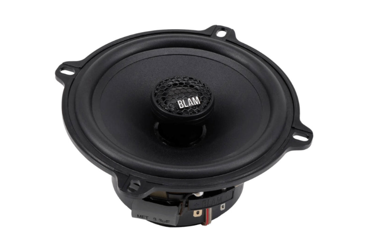 BLAM RELAX 130RFC 130mm (5.25inch) Hi-Efficiency 2ohm, 2-Way Coaxial Car Audio Speakers (PAIR)