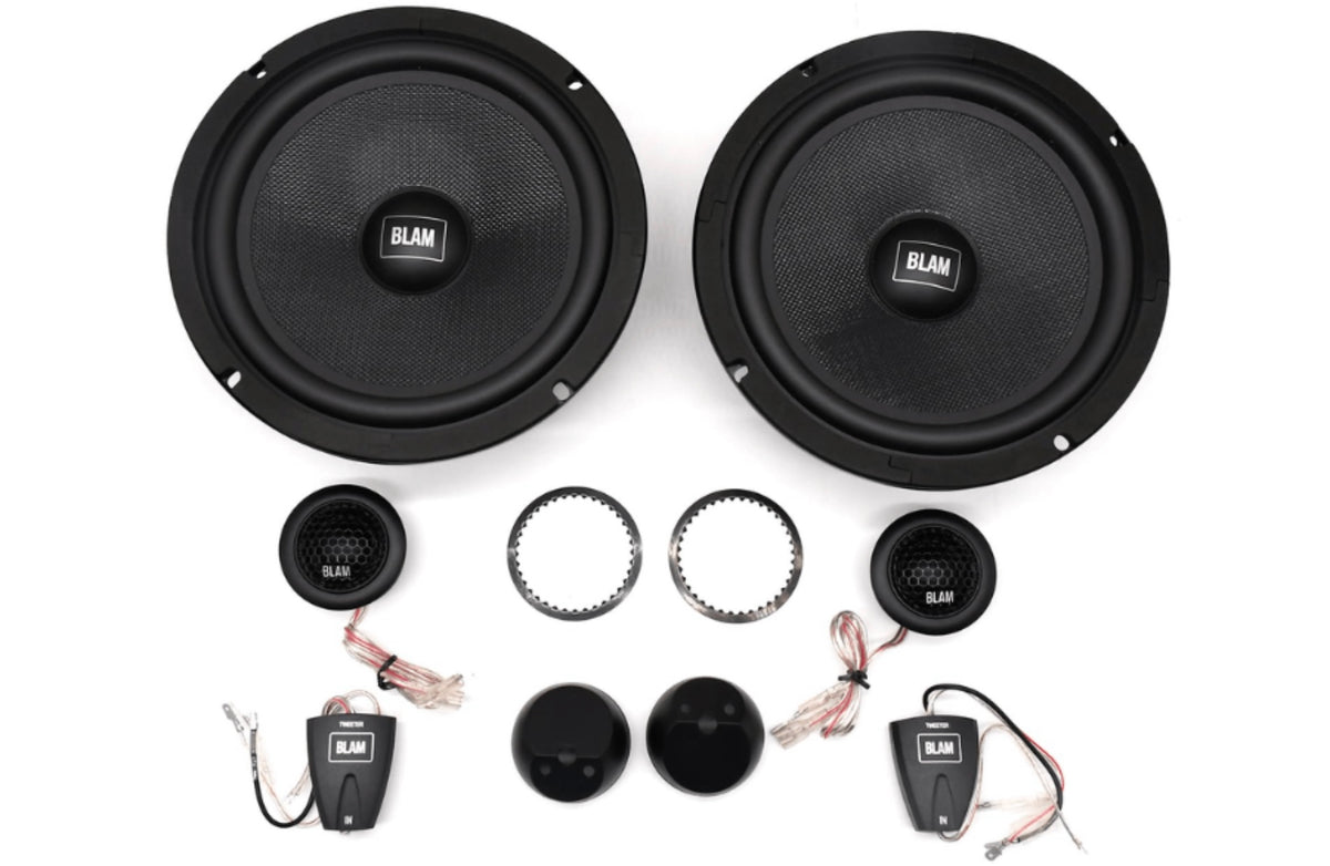 BLAM RELAX 200RS 200mm (8inch) Hi-Efficiency 3ohm, 2-Way Component Car Audio Speakers (PAIR)