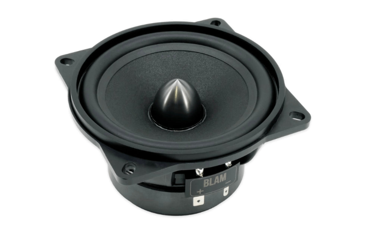 BLAM RELAX 100RS 100mm (4inch) Hi-Efficiency 2ohm, 2-Way Component Car Audio Speakers (PAIR)
