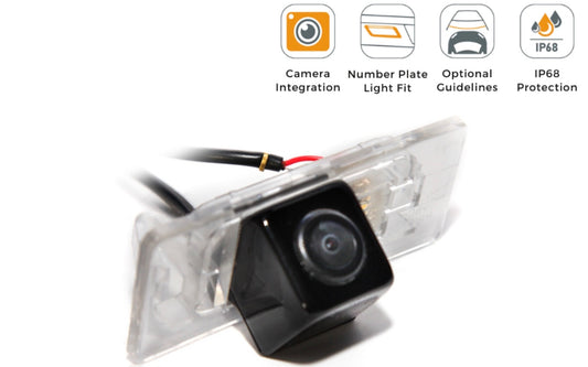 Audi A1 Reverse View Rear Number Plate Light Camera (NTSC)