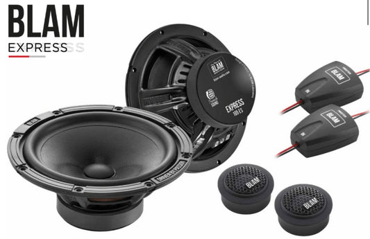 BLAM EXPRESS 165ES 165mm (6.5 Inch) 2-Way Component Car Audio Speakers (PAIR)