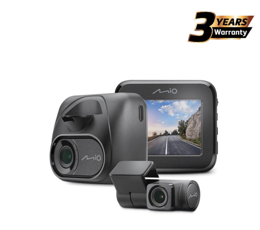 Mio MiVue C595WD Dual Front and Rear Full HD 1080P GPS, Wifi Car Dash Camera