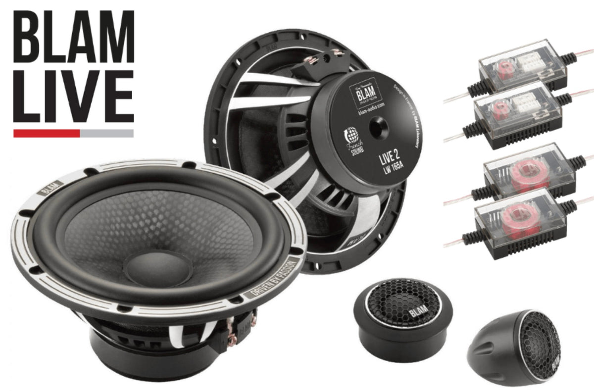 BLAM LIVE L165A - ACOUSTIC 165mm (6.5 inch) 140W High-Fidelity 2-Channel Component Speaker System
