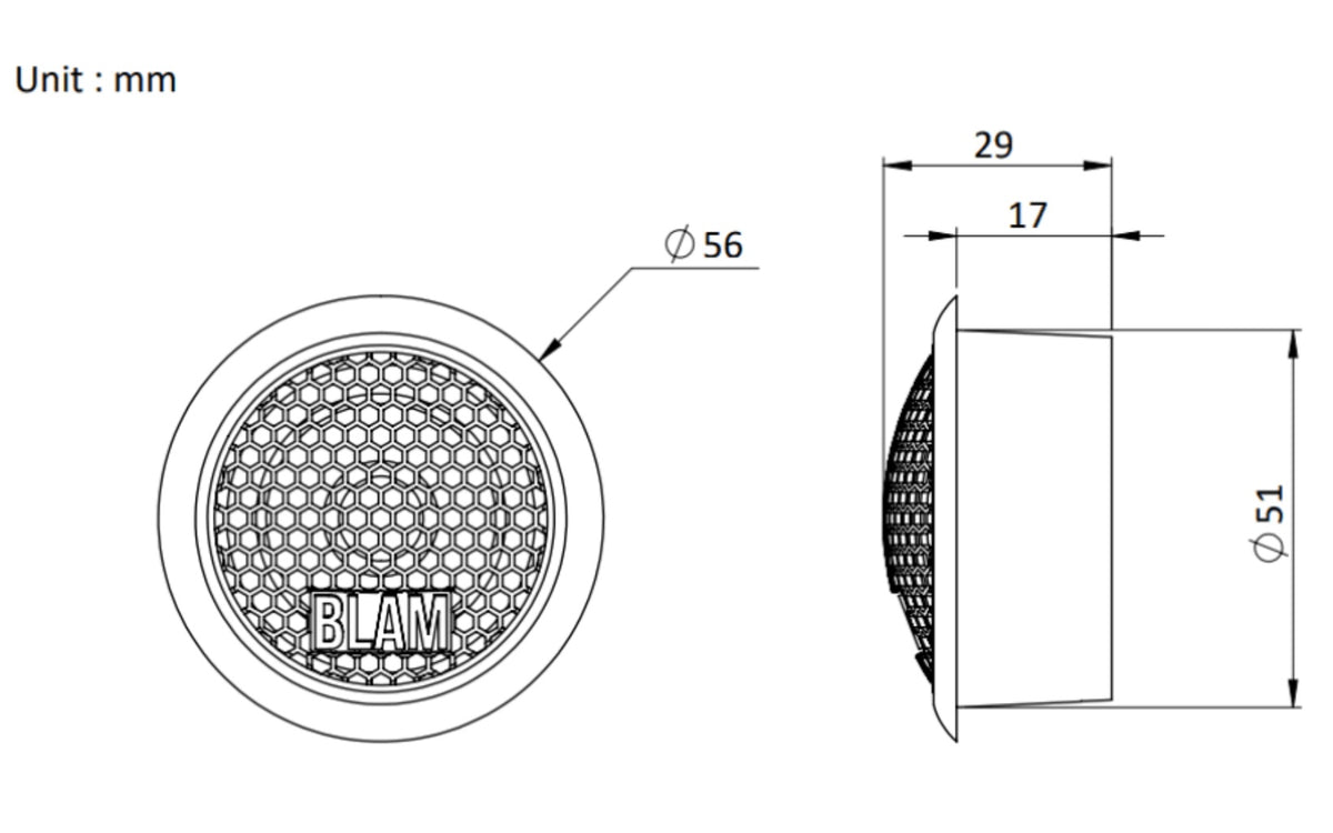 BLAM LIVE 165 LSQ ORIGINAL 165mm (6.5 inch) Hi-Efficiency 2-Way Component Speaker System