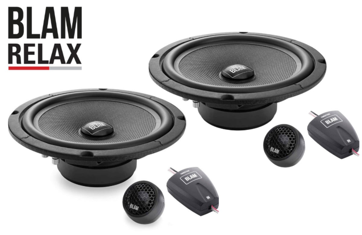 BLAM RELAX 200RS 200mm (8inch) Hi-Efficiency 3ohm, 2-Way Component Car Audio Speakers (PAIR)