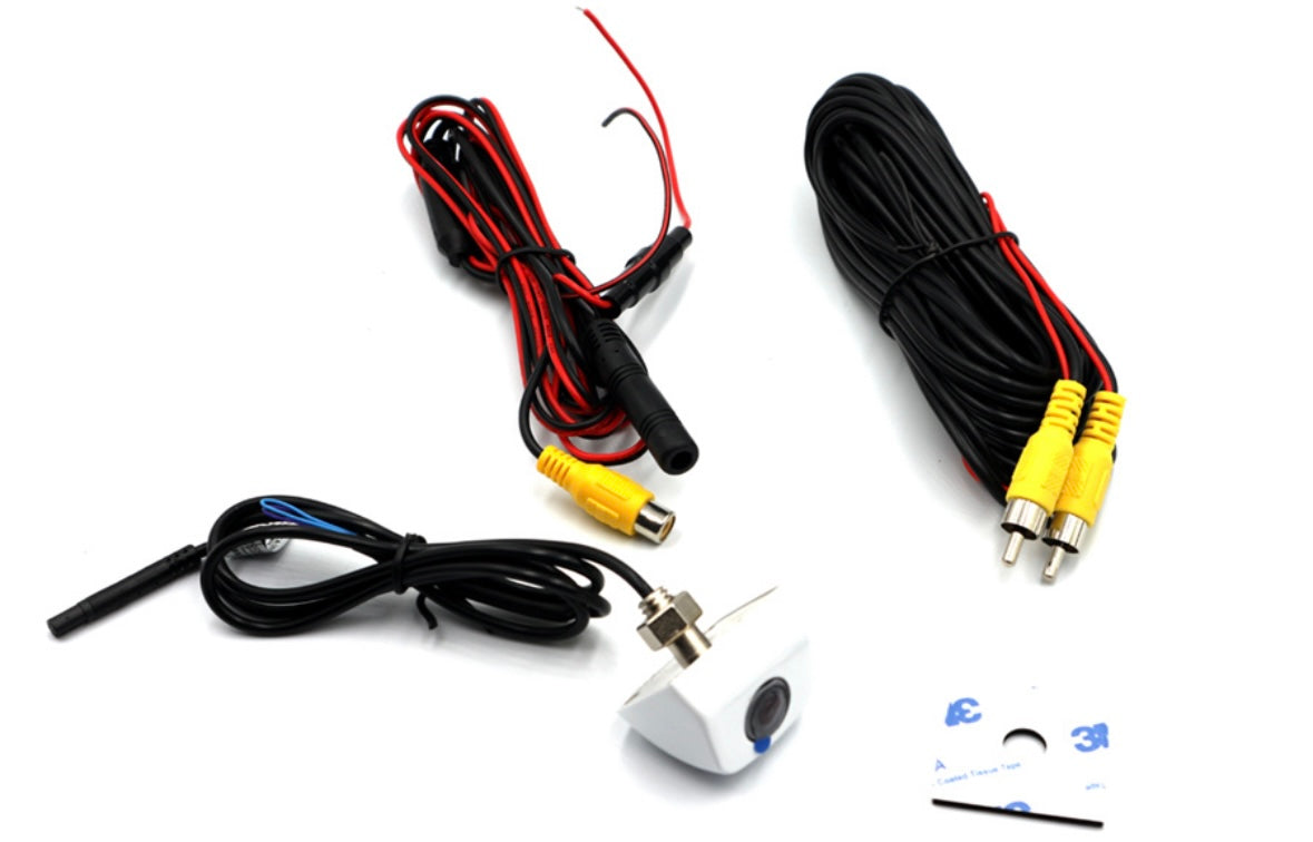 Universal Vehicle Reverse View Vertical Surface Mount Screw Thread Camera WHITE (NTSC)