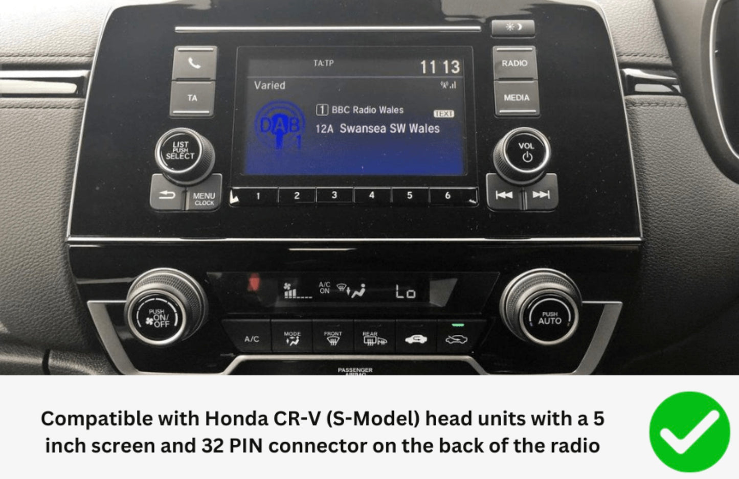 Add Camera To OEM Screen Honda Jazz (2015-2020)