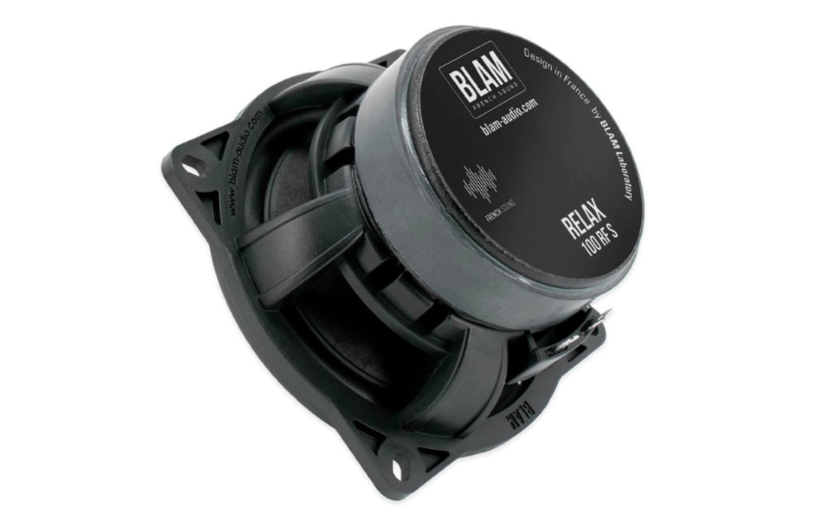 BLAM RELAX 100RS 100mm (4inch) Hi-Efficiency 2ohm, 2-Way Component Car Audio Speakers (PAIR)