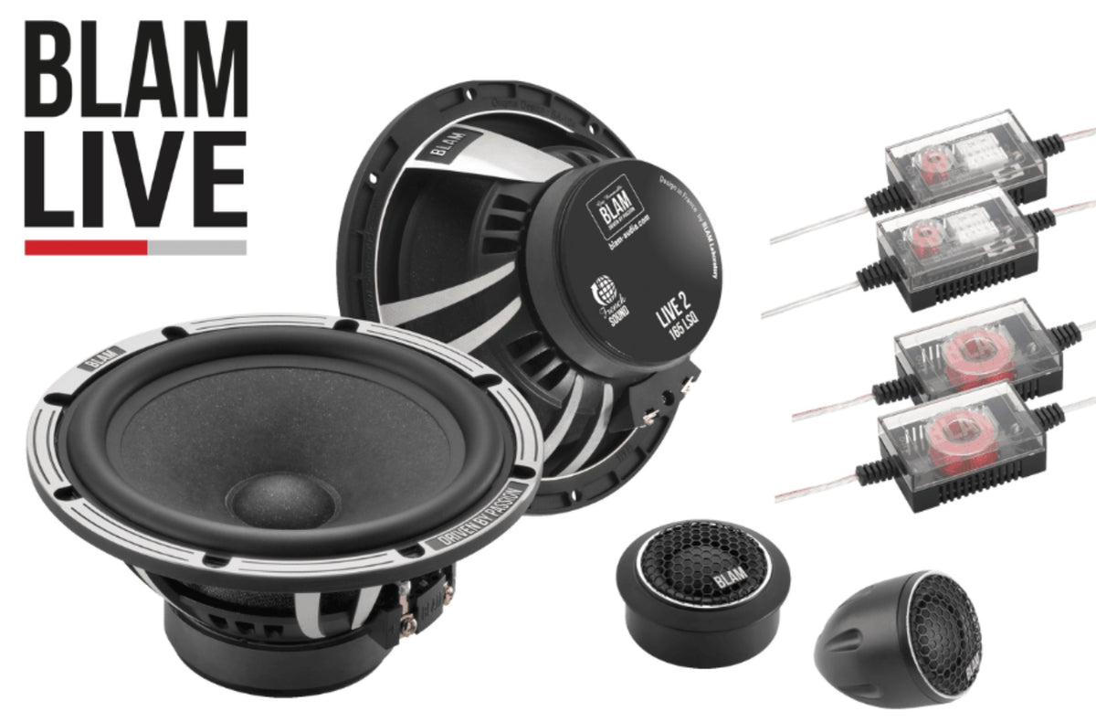 BLAM LIVE 165 LSQ ORIGINAL 165mm (6.5 inch) Hi-Efficiency 2-Way Component Speaker System