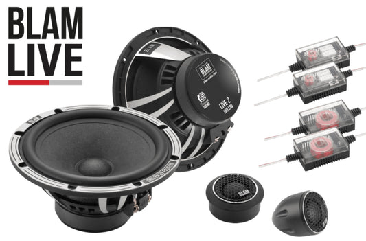 BLAM LIVE 165 LSQ ORIGINAL 165mm (6.5 inch) Hi-Efficiency 2-Way Component Speaker System