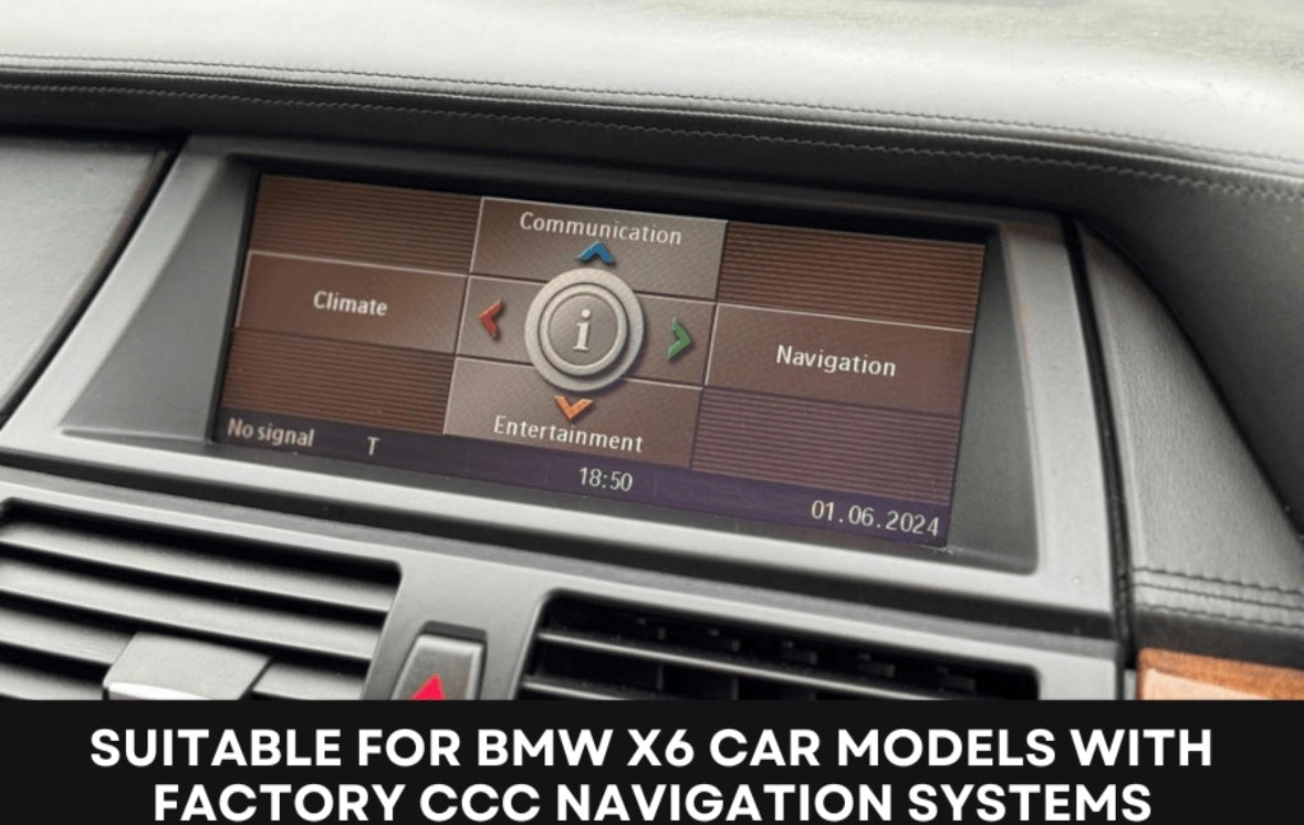 Add Camera to OEM BMW X6 (2008-2014) With Factory CCC Navigation
