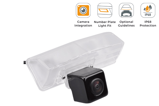 Lexus NX Reverse View Rear Number Plate Light Camera (NTSC)