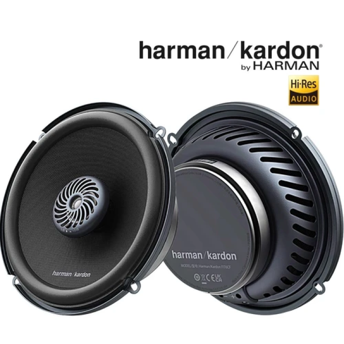 Harman Kardon FIT 6F - Fit Series 2-Way 6.5 Inch Hi-Res Car Coaxial Speakers 360W