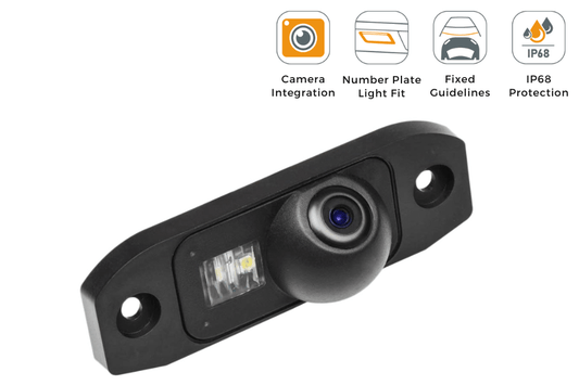 Volvo V50 Reverse View Rear Number Plate Light Camera (NTSC)