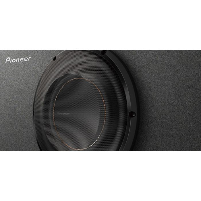 Pioneer TS-D10LB 10" D Series Shallow Mount Pre-Loaded Subwoofer 1300W