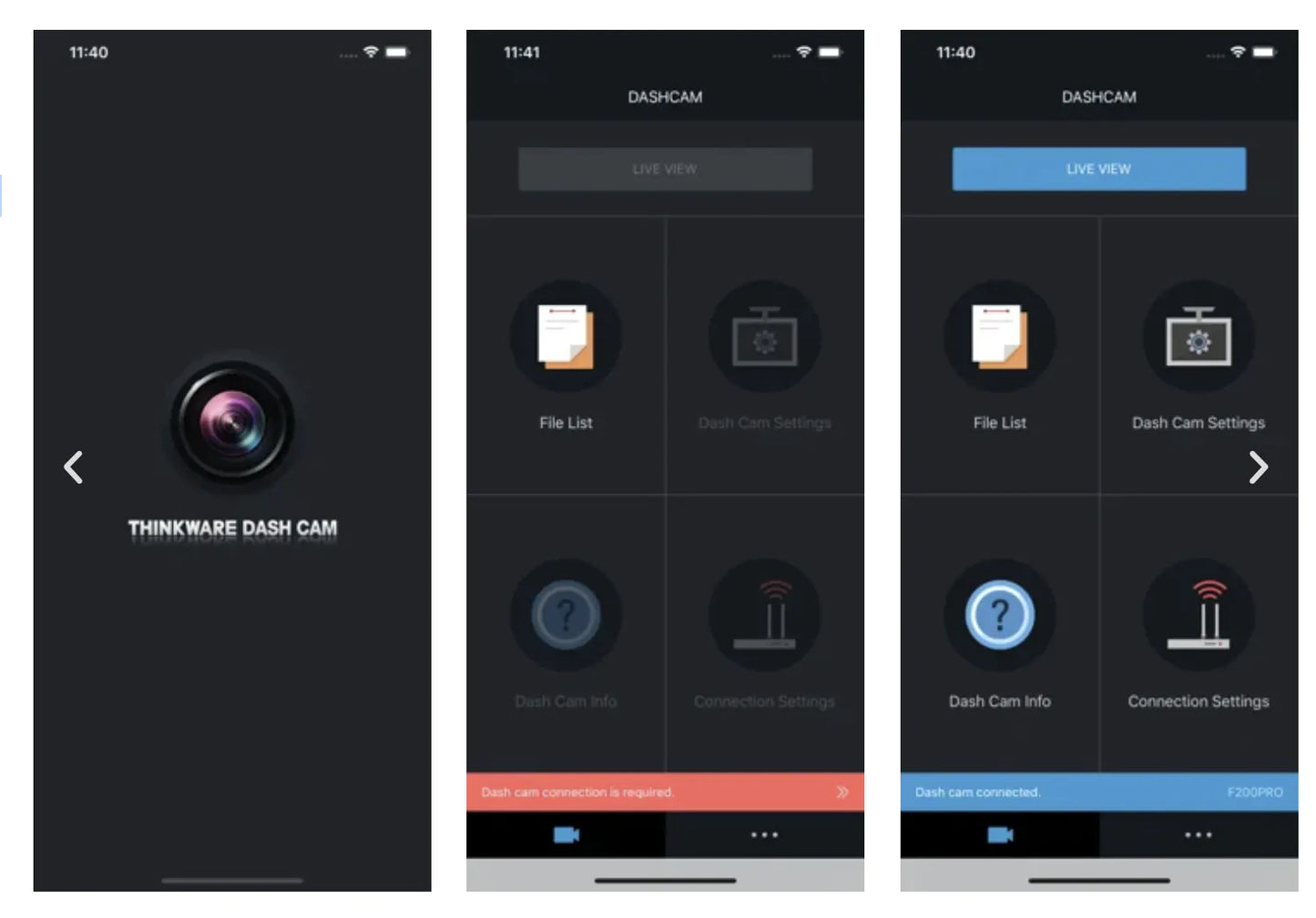 Thinkware F790 - Full HD 1080P Front Dash Cam With 32GB SD Card