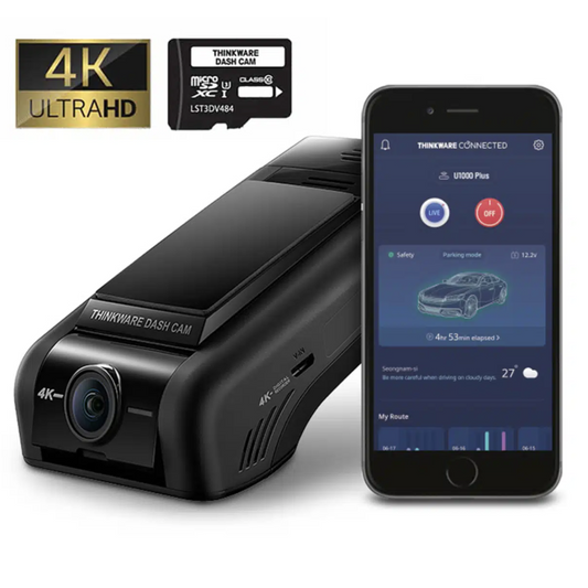 Thinkware U1000 Plus - 4K UHD Front Dash Cam 64Gb