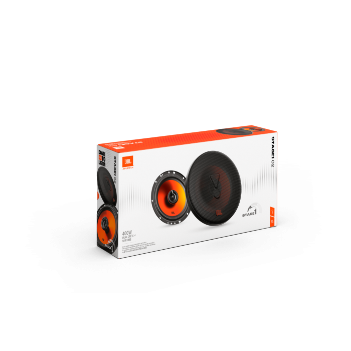 JBL Stage1 62 - 6.5" 2-Way Coaxial Car Speakers 400W - With Grills
